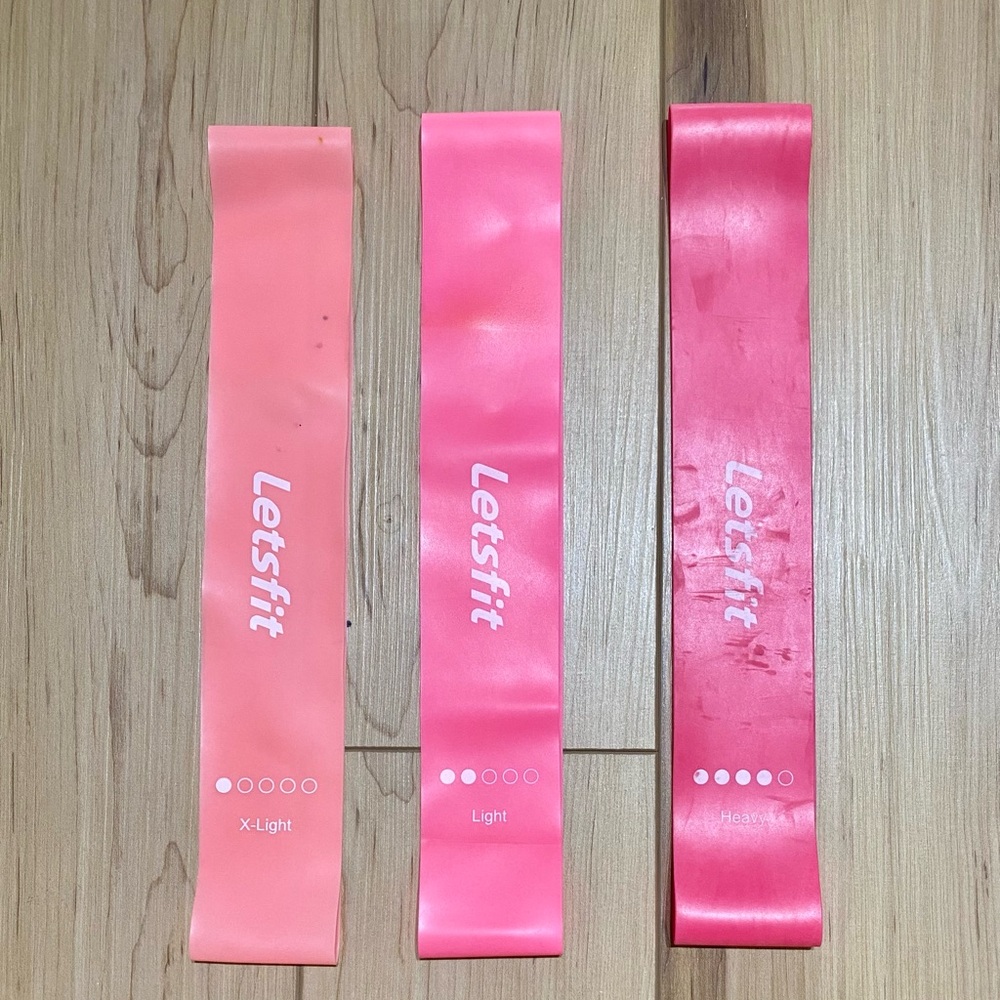 Letsfit Exercise Booty Bands Set of 3